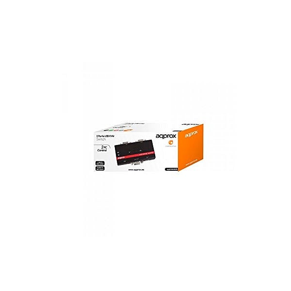 approx KVMUSB2PA KVM Switch 2PC 1T1R1M 2xUSB Aud
