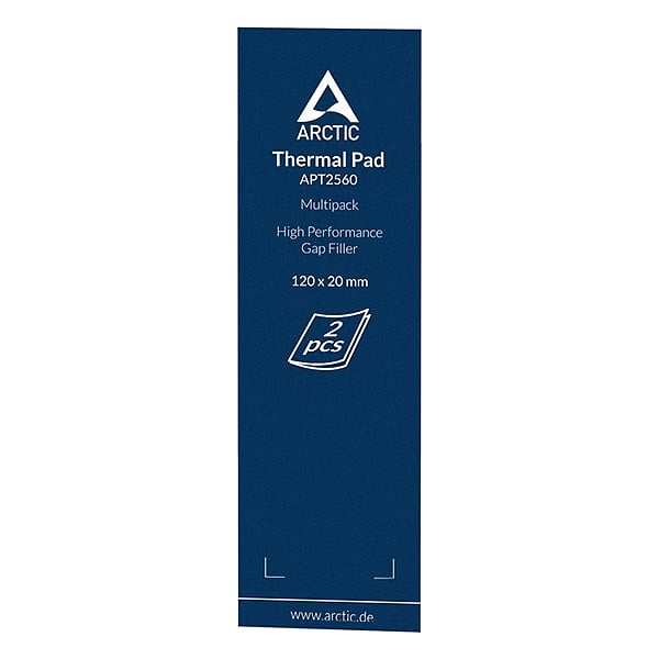 Arctic 120 x 20 x 15 mm pack de 2  Thermal pad