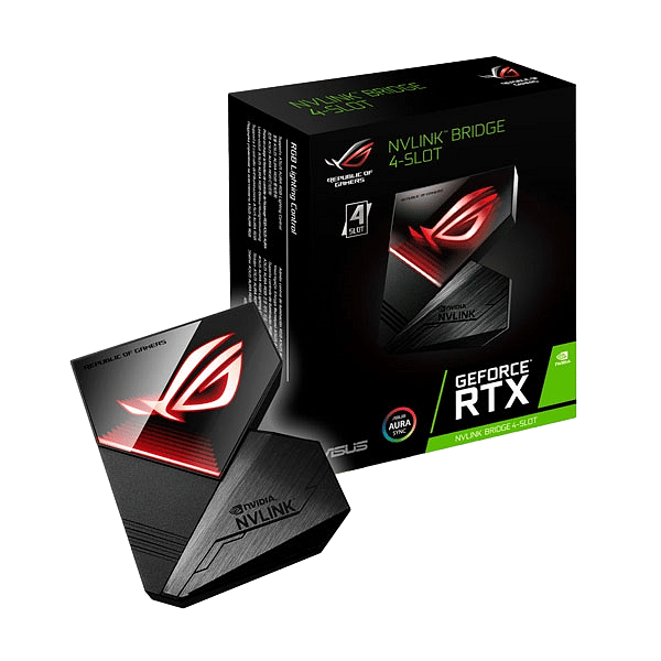 Asus ROG NVLink Bridge 4 Slot Aura Sync RGB  80 mm