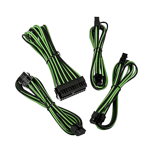 Bitfenix KIT Alchemy 62P8P24P verde negro  Cable moding