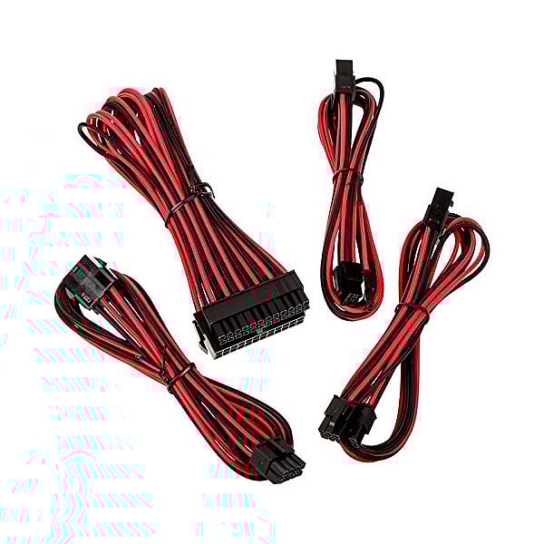 Bitfenix KIT Alchemy 62P8P24P rojo  negro  Cable moding