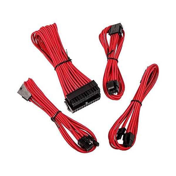 Bitfenix KIT Alchemy 62P8P24P rojo  Cable moding