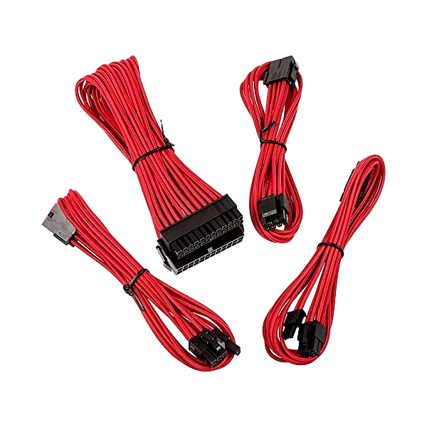 Bitfenix KIT Alchemy 62P8P24P rojo  Cable moding