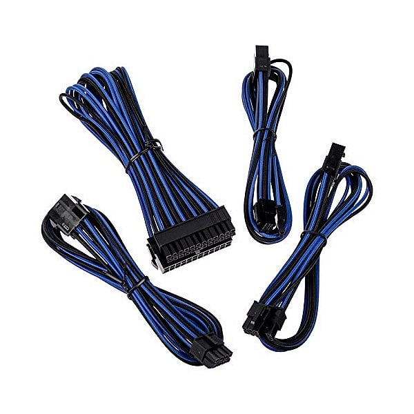 Bitfenix KIT Alchemy 62P8P24P negro  azul  Cable moding
