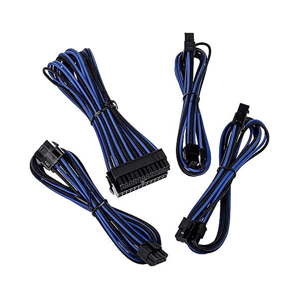 Bitfenix KIT Alchemy 62P8P24P negro  azul  Cable moding