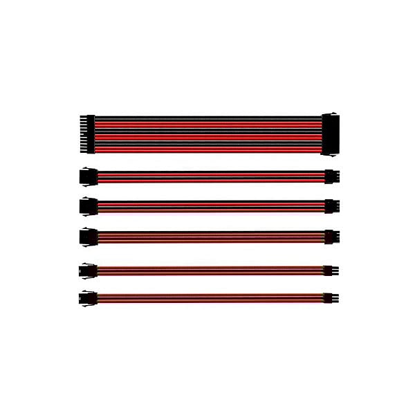 Cooler Master mod cable KIT rojonegro  Extension cable FA