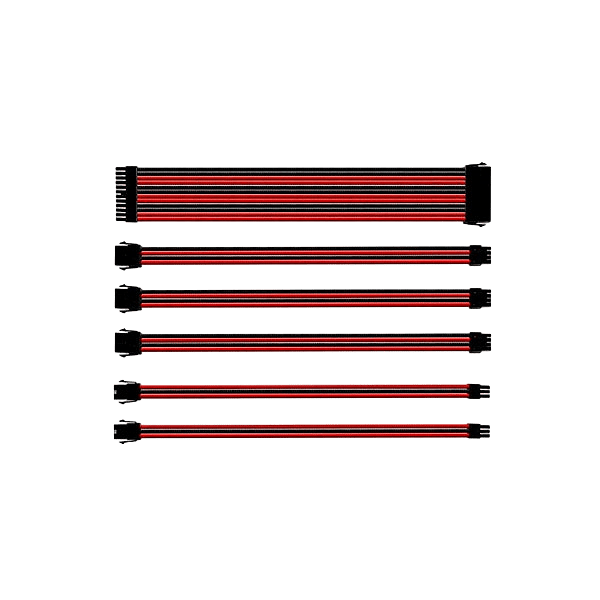 Cooler Master mod cable KIT rojonegro  Extension cable FA