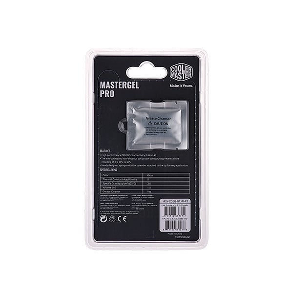 Cooler Master MasterGel PRO v2  Pasta térmica