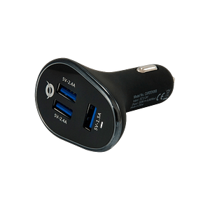 Conceptronic Carden USB C a 3 USB 315w  Caragador coche