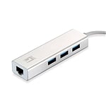 Level One USBC Gigabit Ethernet RJ45 HUB  Adaptador