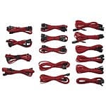 Corsair kit DC mallado rojo  Cable alimentación