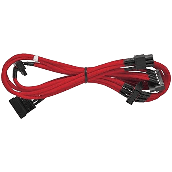 Corsair kit DC mallado rojo  Cable alimentación