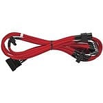 Corsair kit DC mallado rojo  Cable alimentación