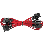 Corsair kit DC mallado rojo  Cable alimentación