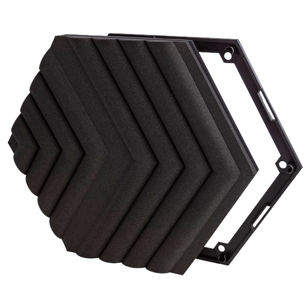 Corsair Wave Panels Starter Set 6 unidades Espuma tratamiento acustico color negro  Accesorio