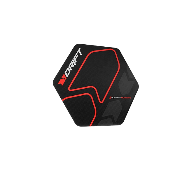 Drift Floorpad negro  rojo  Accesorio para sillas