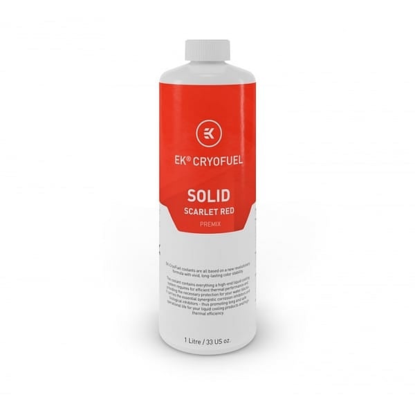 EKWB EKCryoFuel Solid Premezclado Scarlet Red 1000ml  Líquido