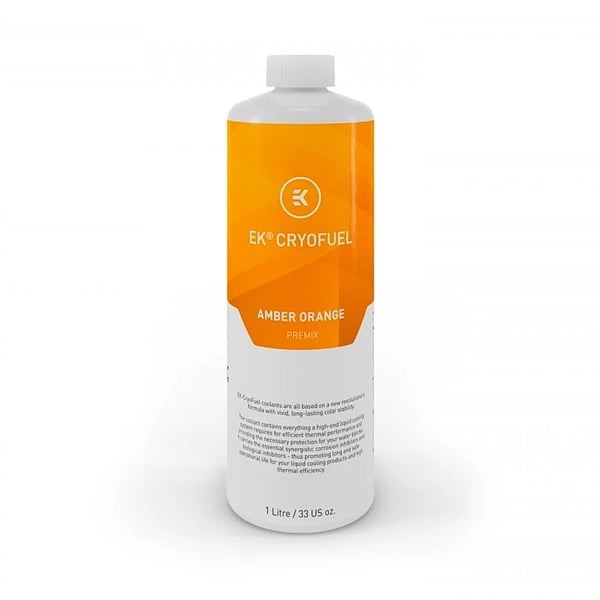 EKWB EKCryoFuel Premezclado Amber Orange 1000ml  Líquido