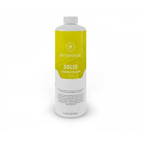 EKWB EKCryoFuel Solid Premezclado Laguna Yellow 1000ml  Líquido