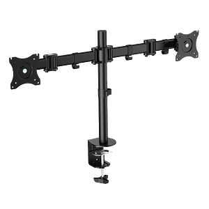 EQUIP para 2 Monitores hasta 27 pinza para mesa  Soporte