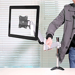 Equip 1 Monitor 1327 Articulado alu  Soporte pantalla