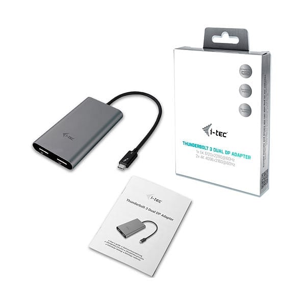ITec Thunderbolt 3 a 2 Display Port  Adaptador