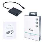 ITec USBC a 2 x Display Port 4K  Adaptador