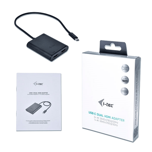ITec USBC a 2 HDMI 4K  Adaptador