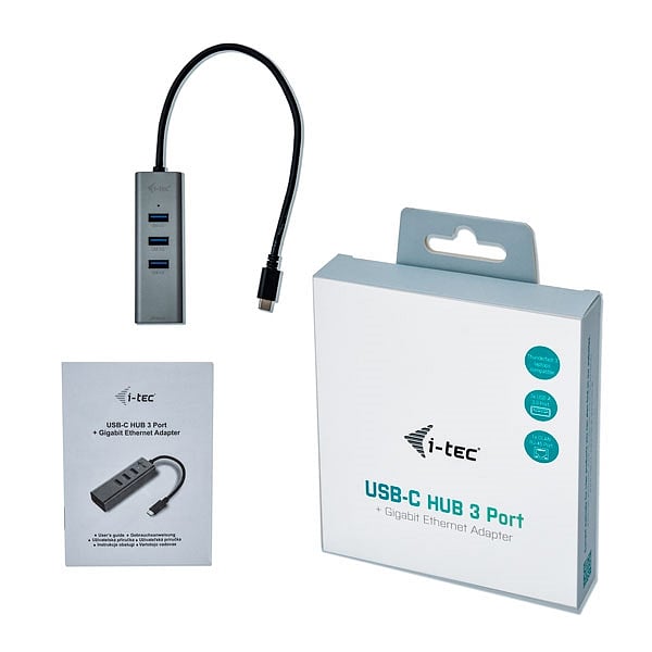 ITec USBC metal a 3 USB 30  GBLAN  Dock