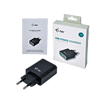ITec USB Power Charger 2 Ports Negra  Adaptador
