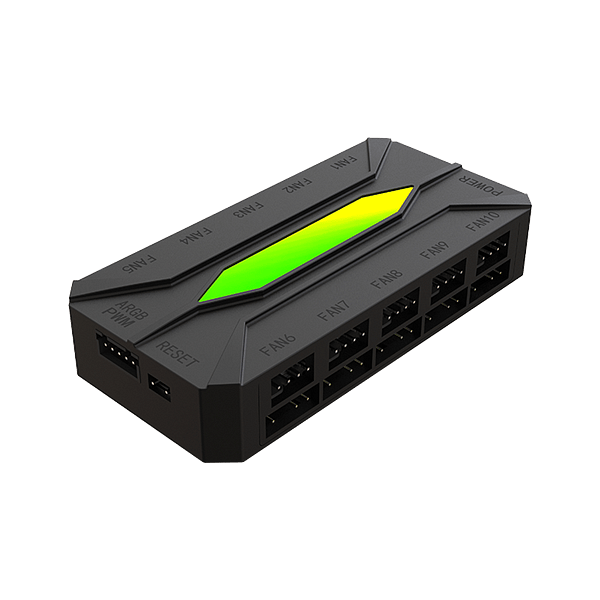 Keep Out XFHUB10 HUB 10 FAN  ARGB PWM  Accesorio Caja