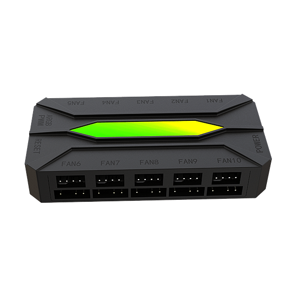Keep Out XFHUB10 HUB 10 FAN  ARGB PWM  Accesorio Caja