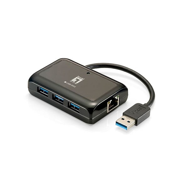 Level One USB a RJ45 101001000  HUB USB 30  Adaptador