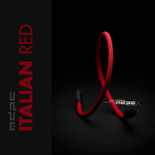 MDPCX Rojo Italiano UV 1m  Funda de cable SATA