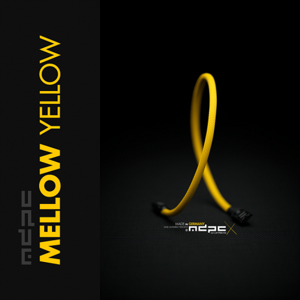 MDPCX Amarillo Miel 1m  Funda de cable SATA