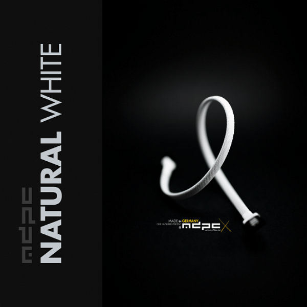 MDPCX Blanco Natural 1m  Funda de cable SATA