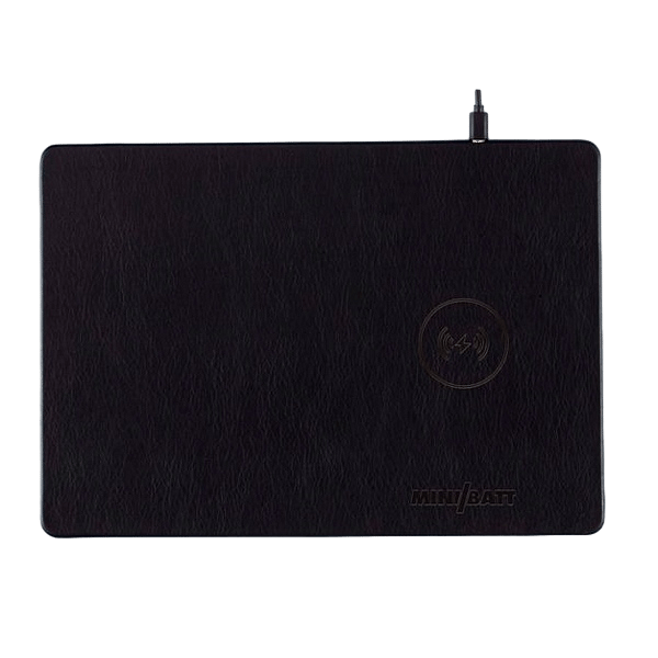 Minibatt alfombrilla con carga inalambrica negro  Cargador