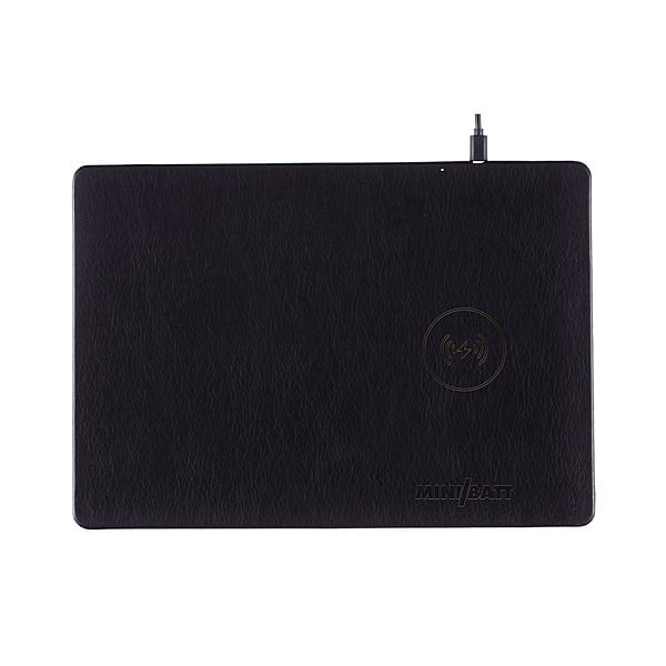 Minibatt alfombrilla con carga inálambrica marron  Cargador