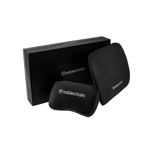 Noblechairs Set de Almohadas espuma viscoelastica Negro