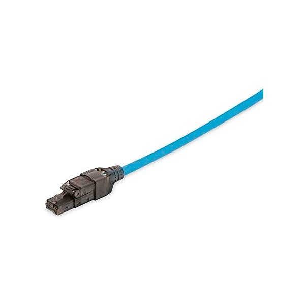Conector CAT6 RJ45 17mm negro 40  60 Grados  Conector
