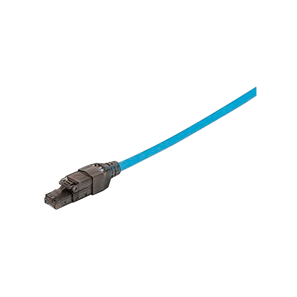 Conector CAT6 RJ45 17mm negro 40  60 Grados  Conector
