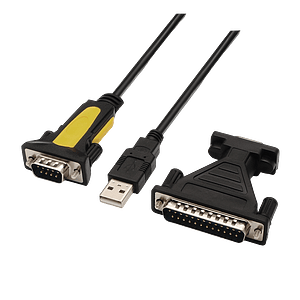 Aisens A1040039 Conversor USBA Macho a RS232 DB9DB25 18 m  Adaptador USB Aisens A1040039 Conversor USBA Macho a RS232 DB9DB25 18 m  Adaptador USB