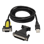 Aisens A1040039 Conversor USBA Macho a RS232 DB9DB25 18 m  Adaptador USB