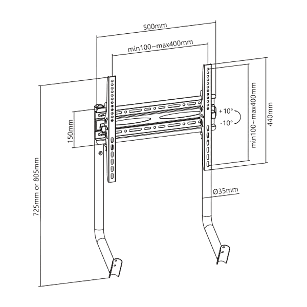 Oplite Monitor Stand GT3  Soporte de Monitor