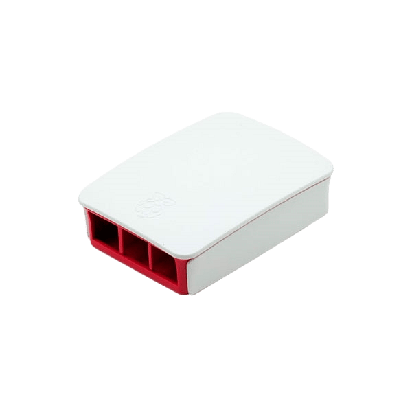 Caja RASPBERRY PI 3 B Blanca y Roja  Accesorio