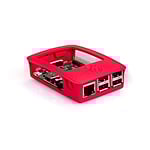 Caja RASPBERRY PI 3 B Blanca y Roja  Accesorio