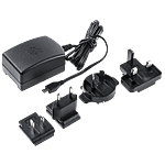 ALIMENTADOR 25A  ENCHUFE MICRO USB RASPBERRY PI 3 Negro