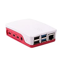 Raspberry Pi 4 Caja rojo blanco  Caja