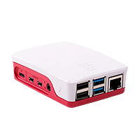 Raspberry Pi 4 Caja rojo blanco  Caja