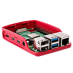 Raspberry Pi 4 Caja rojo blanco  Caja